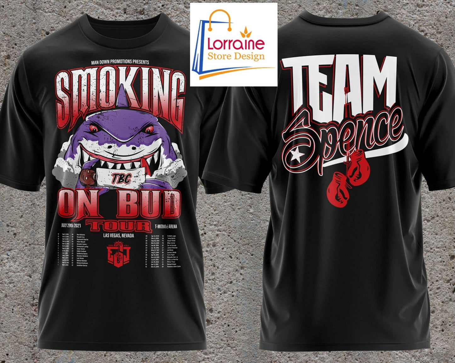 2 sides Errol Spence Jr Strap Season 2.0 T-shirt, Boxing Strap Season 2.0