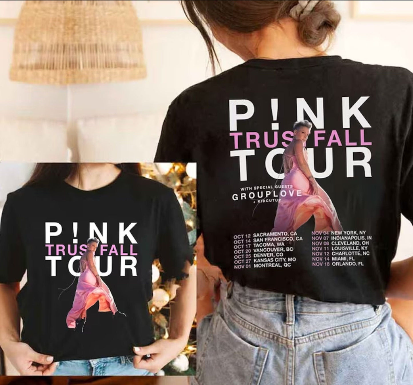 P!nk Trustfall Tour 2023 T-Shirt