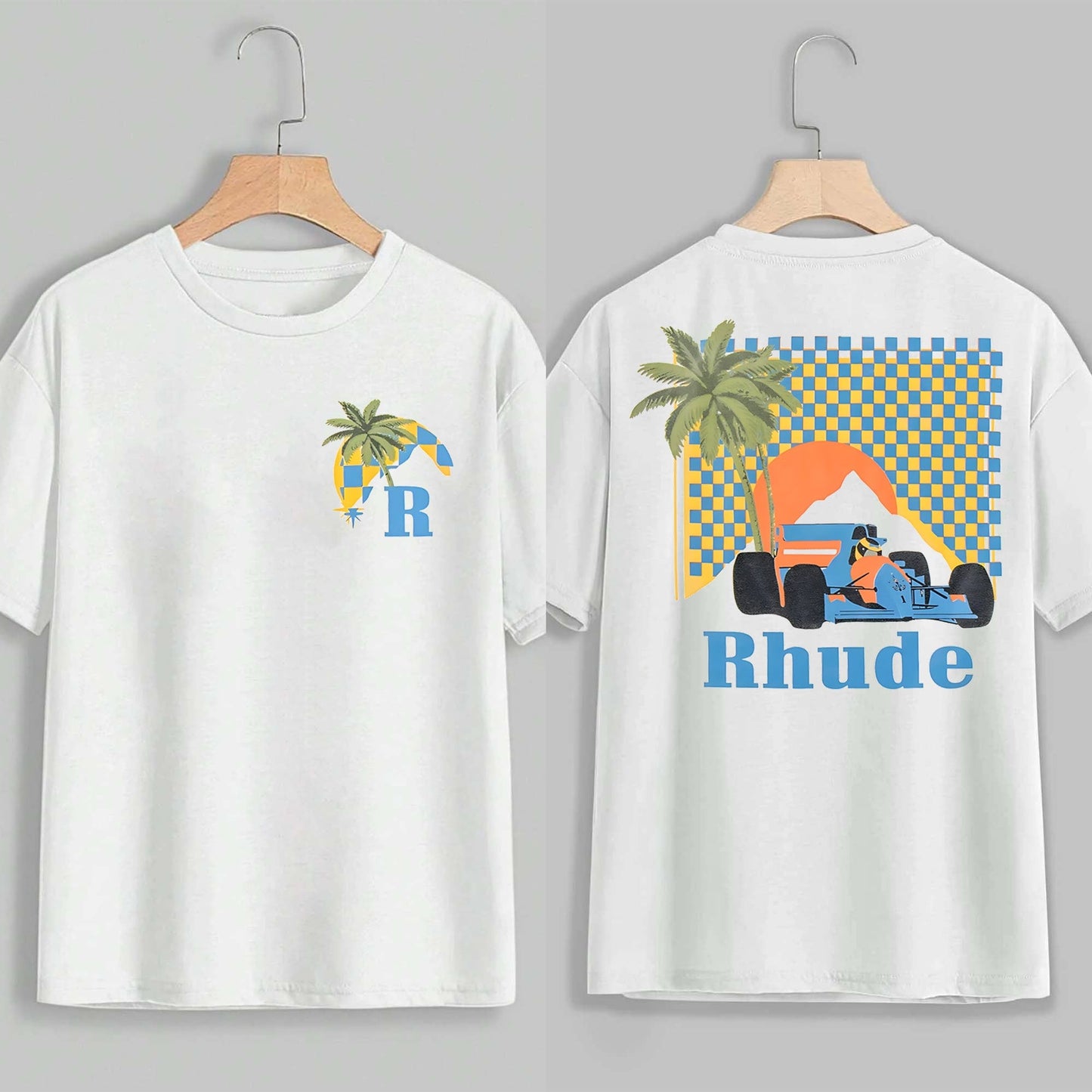 Rhude MOONLIGHT TROPICS Tee, Vintage Rhude Shirt