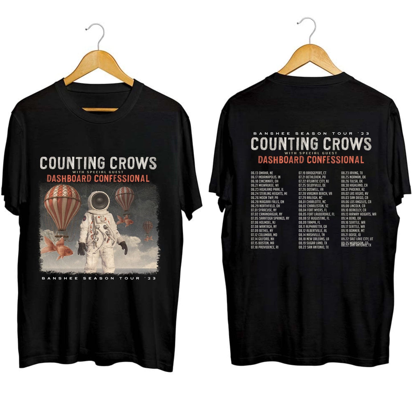 Counting Crows Banshee Season Tour 2023 Shirt