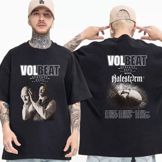 Volbeat 2023 Tour T Shirt, Servant Of The Road World Tour 2023 T Shirt
