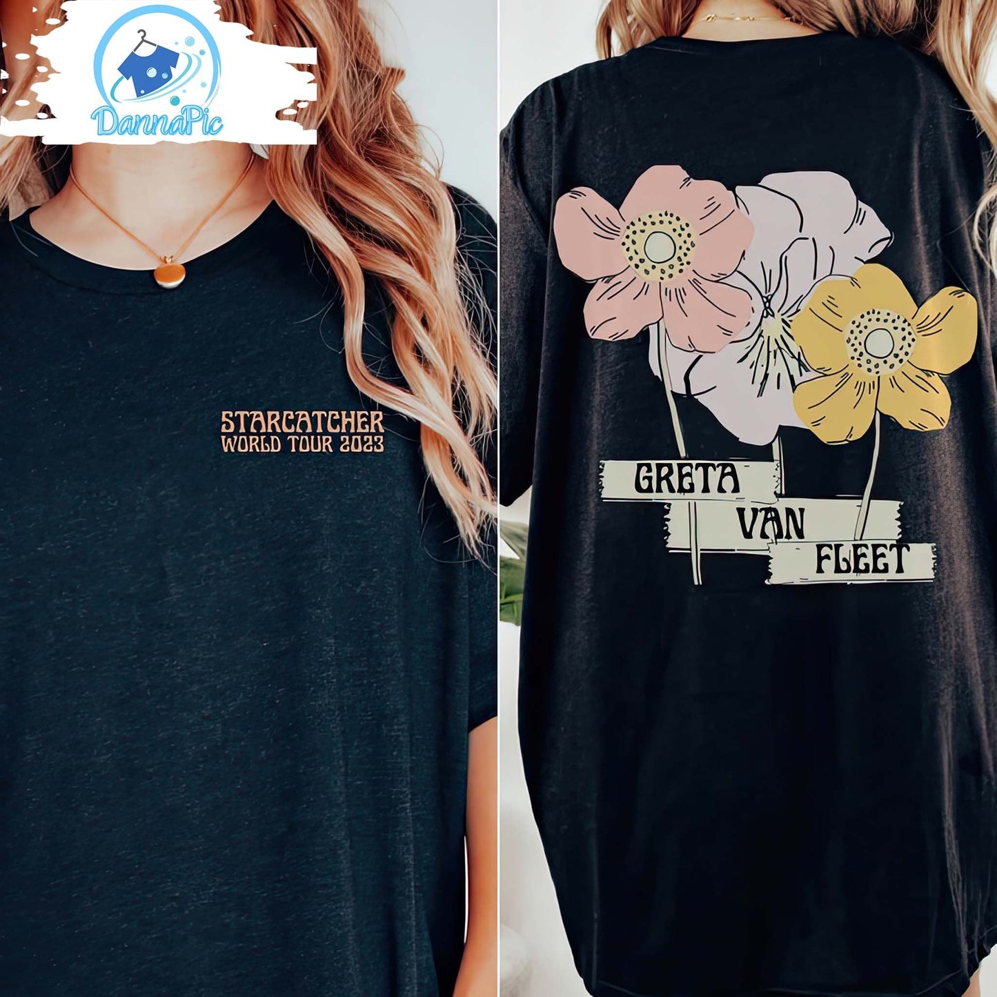 Greta Van Fleet Rock Msusic Shirt, Vintage Starcatcher Greta Van Fleet