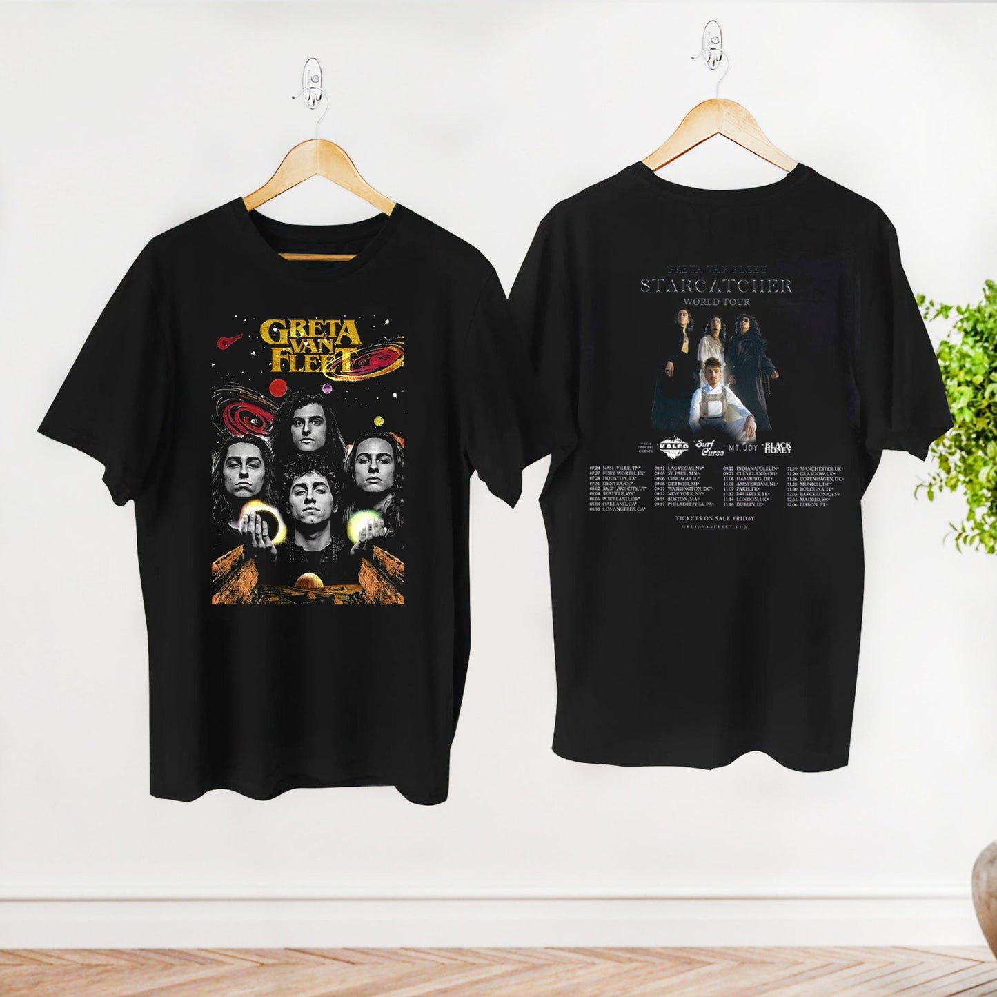 Rock Band Greta Van Fleet Shirt, Greta Van Fleet Starcatcher World Tour 2023 T-Shirt
