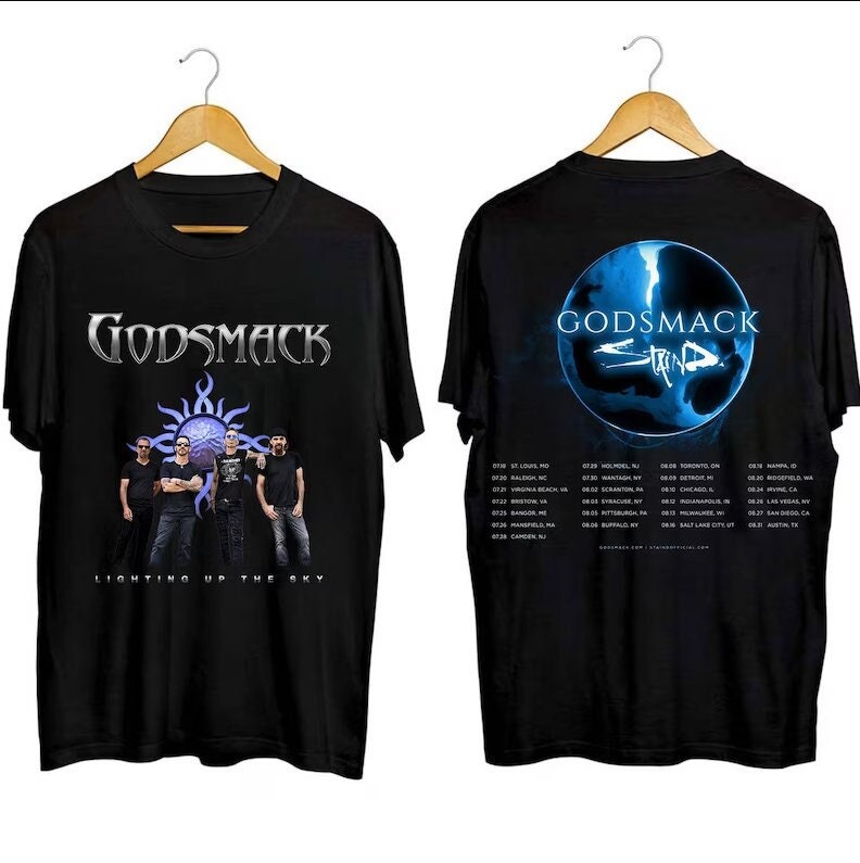Vintage Godsmack With Staind 2023 Tour Shirt, Godsmack Band Lovers Shirt