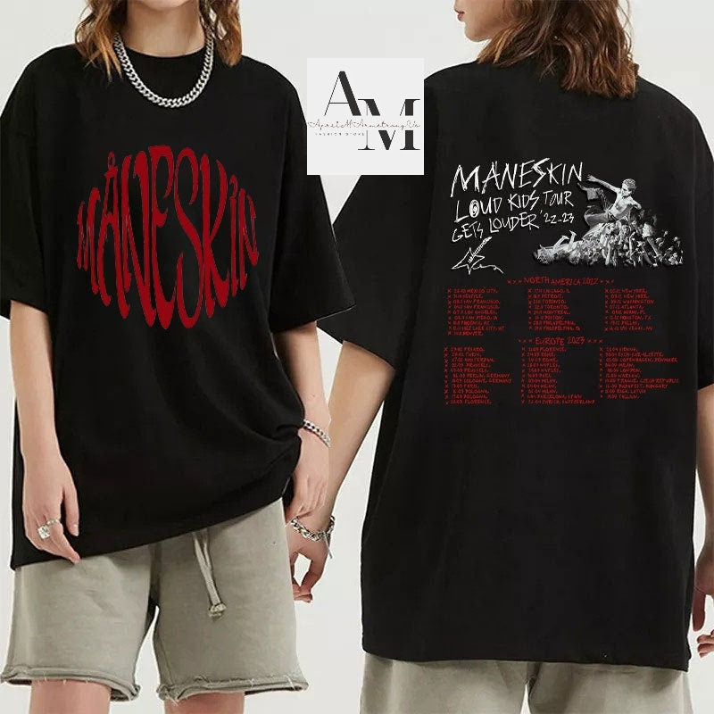 Maneskin Band Shirt, Italian Music Band Shirt, Rock n Roll Merch