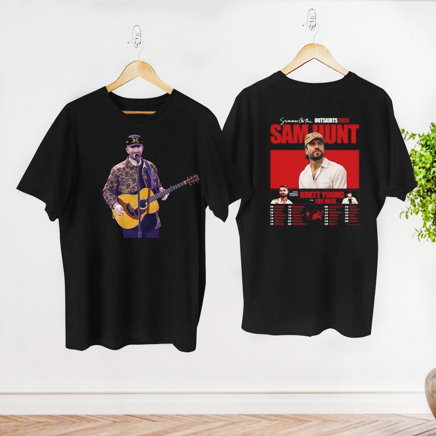 Sam Hunt Fan Gift Shirt, Summer On The Outskirts 2023