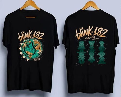 B182 T-Shirt, B182 The World Tour 2023 2024 Shirt
