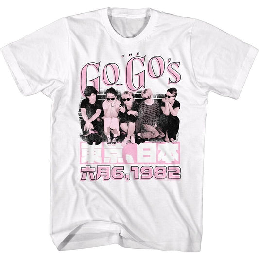 The Go Go's Japan Tour 1982 Shirts