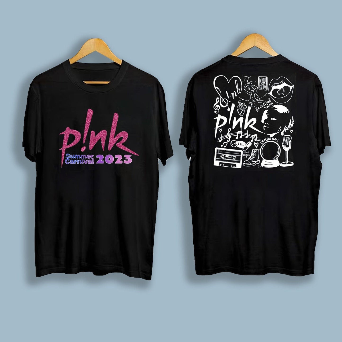 P!nk Pink Singer Summer Carnival 2023 Tour 2Sides Shirt