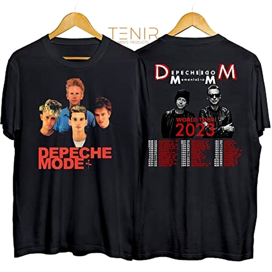 2sides Depeche Mode 2023 World Tour Shirt, Music Band 2023 World Tour Shirt
