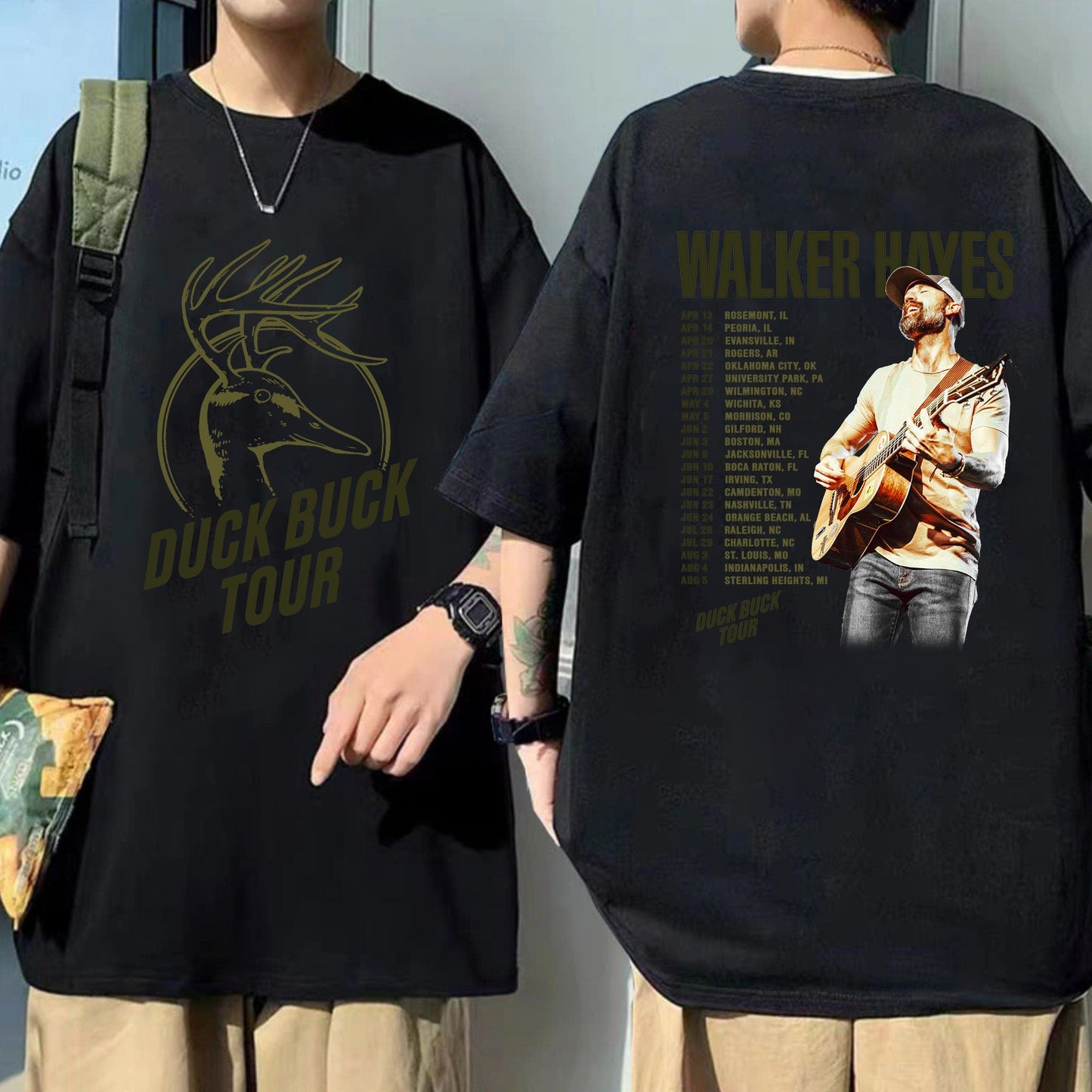 Walker Hayes Merch, Duck Buck Tour 2023 Shirt
