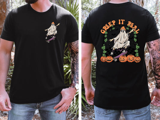 Two-Sided Greep It Real Shirt, Funny Halloween Shirts