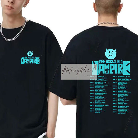 The World Is A Vampire Tour Vintage 2Sides Shirt, The Smashing Pumpkins The World Is A Vampire Tour 2023