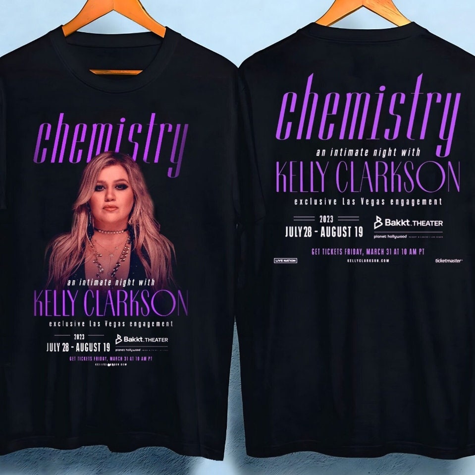 Kelly Clarkson Tour 2023 T-Shirt, 2 Sides Kelly Clarkson Shirt, Kelly Clarkson