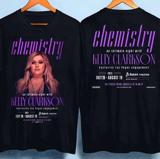 Kelly Clarkson Tour 2023 T-Shirt, 2 Sides Kelly Clarkson Shirt, Kelly Clarkson