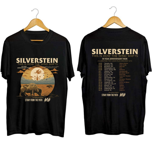 Silverstein This is How the Wind Shifts 2023 Tour Shirt