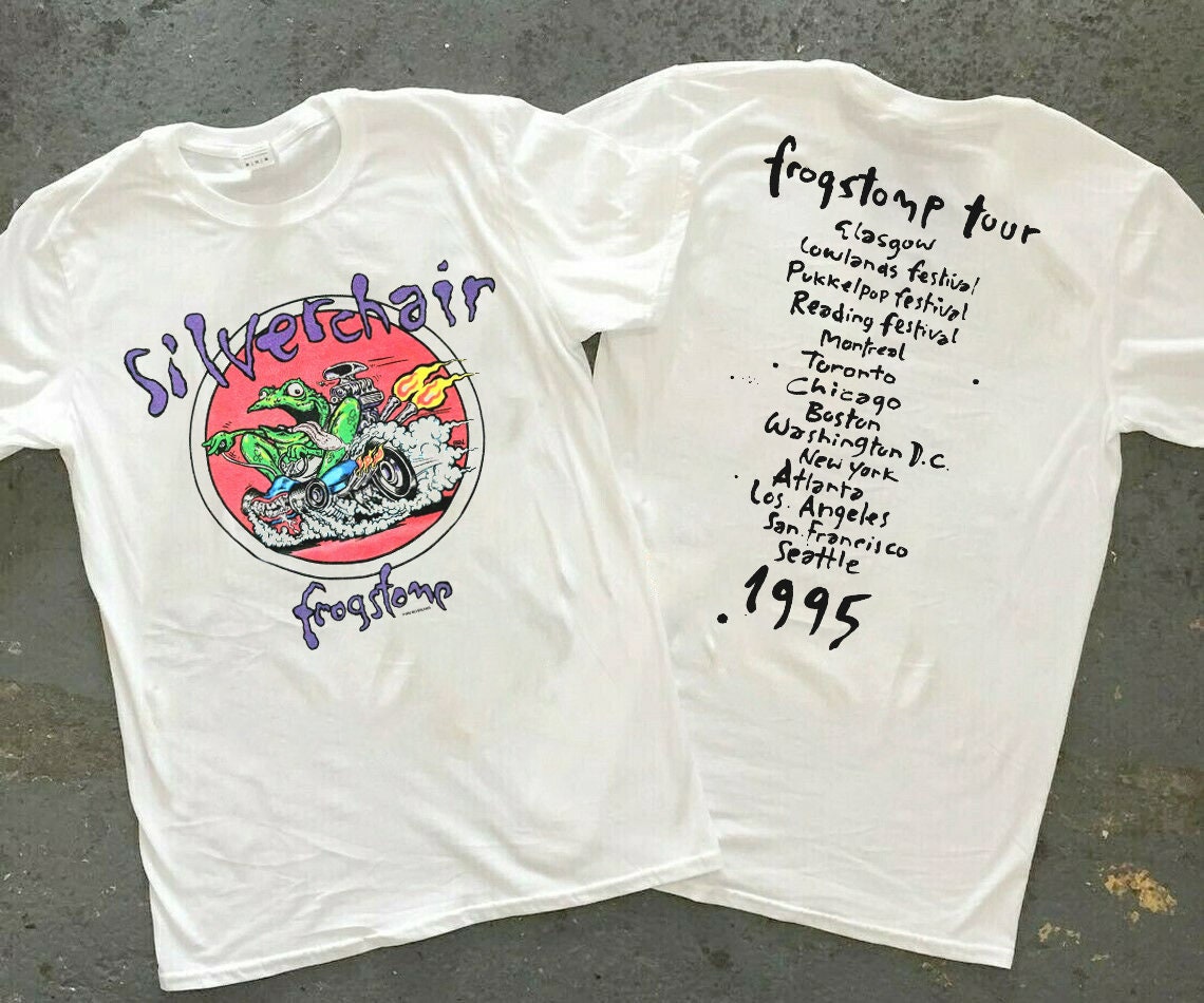 1995 Silverchair Frogstomp Tour Concert T-Shirt, Silverchair Rock Band Tour '95 Shirt