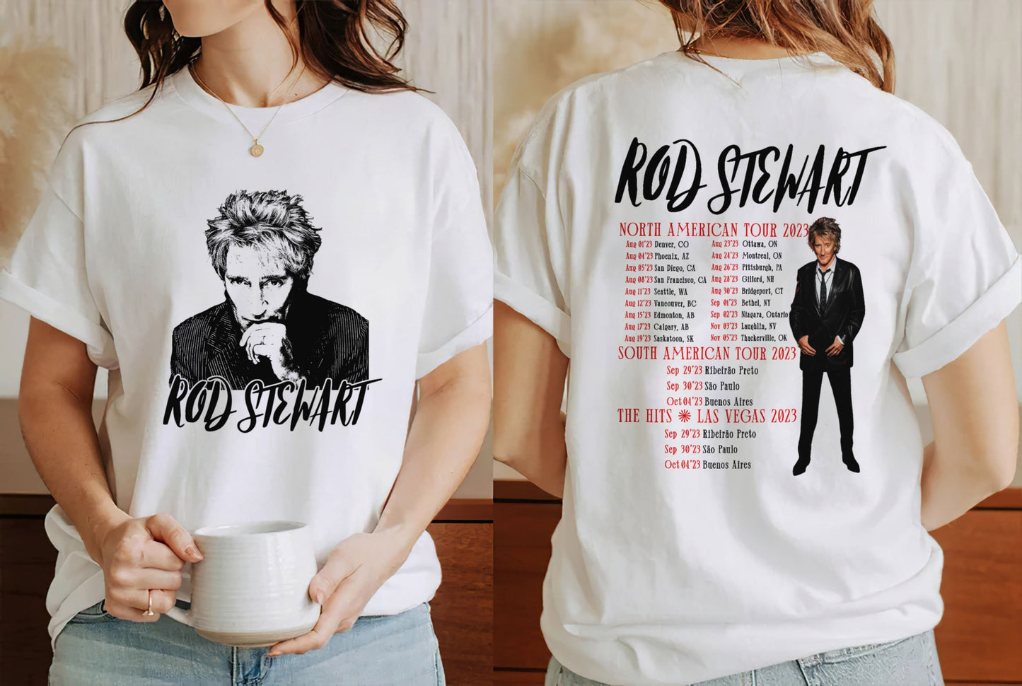 Rod Stewart Shirt, Music Tour 2023 Shirt