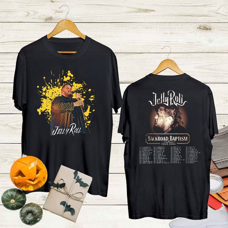 2023 Tour Backroad Baptism Jelly Roll Shirt, Jelly Roll Concert Shirt