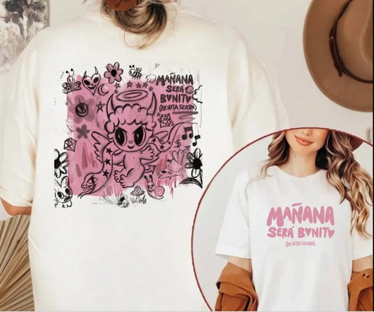 Karol G 2side Maana Sera Bonito Tour Shirt, Karol G kute shirt, La Bichota Shirt