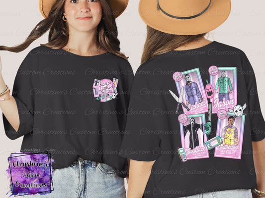 Horror Barbie T-Shirt | Front and Back Shirt | Trendy Movie Shirt