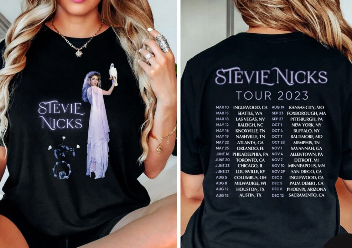 Stevie Nicks Live In Concert 2023 T-Shirt, Fleetwood Mac Tour shirt, Stevie Nicks Lover gift