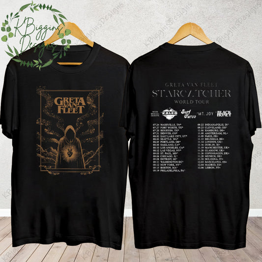 Greta Van Fleet Shirt, Starcatcher 2023 World Tour Shirt,