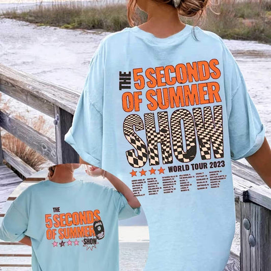 5 Seconds Of Summer Music Shirt, 5SOS Merch Vintage The Show 2023
