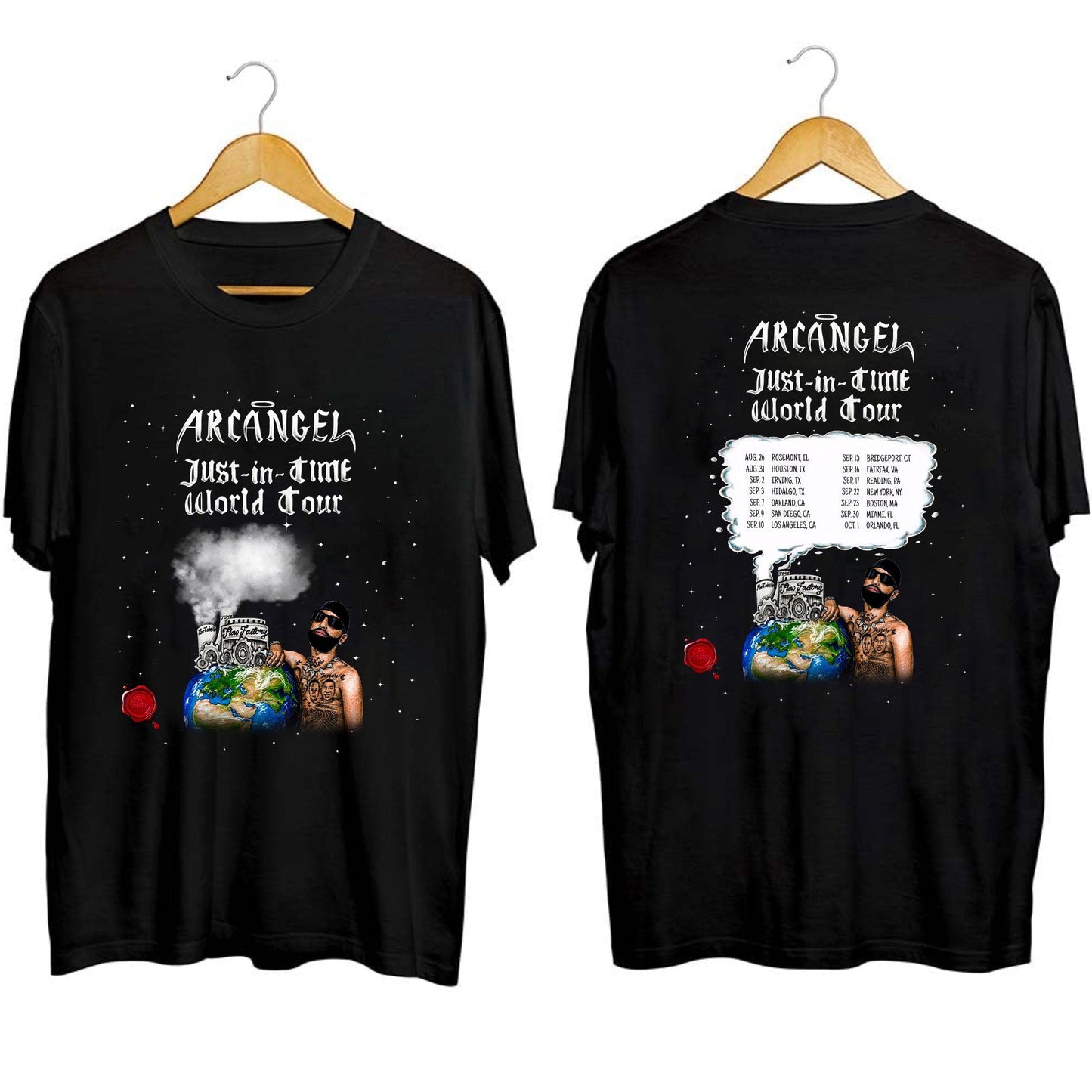 Austin A. Santos Just In Time 2023 World Tour Shirt