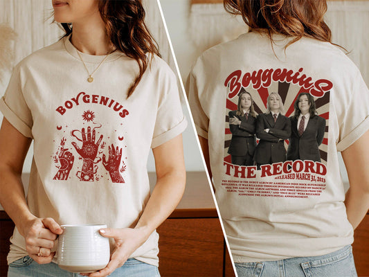 Boygenius Reset Tour 2023 2 Sided Shirt