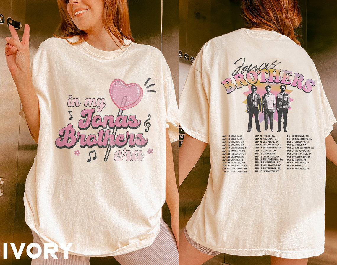 Jonas Brothers Shirt, Jonas Brothers In My Era Shirt, Jonas Shirt