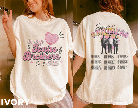 Jonas Brothers Shirt, Jonas Brothers In My Era Shirt, Jonas Shirt