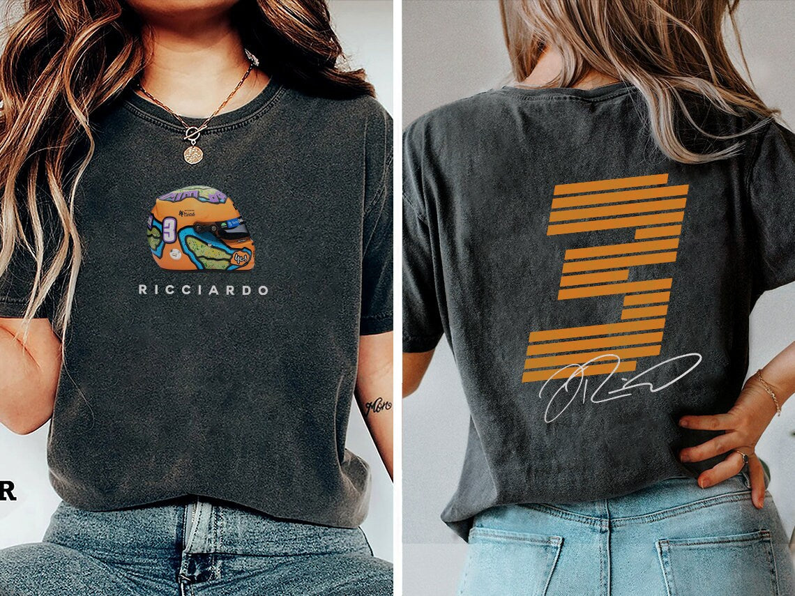 Daniel Ricciardo T-Shirt, DR3 Helmet Shirt, Ricciardo GP Shirt