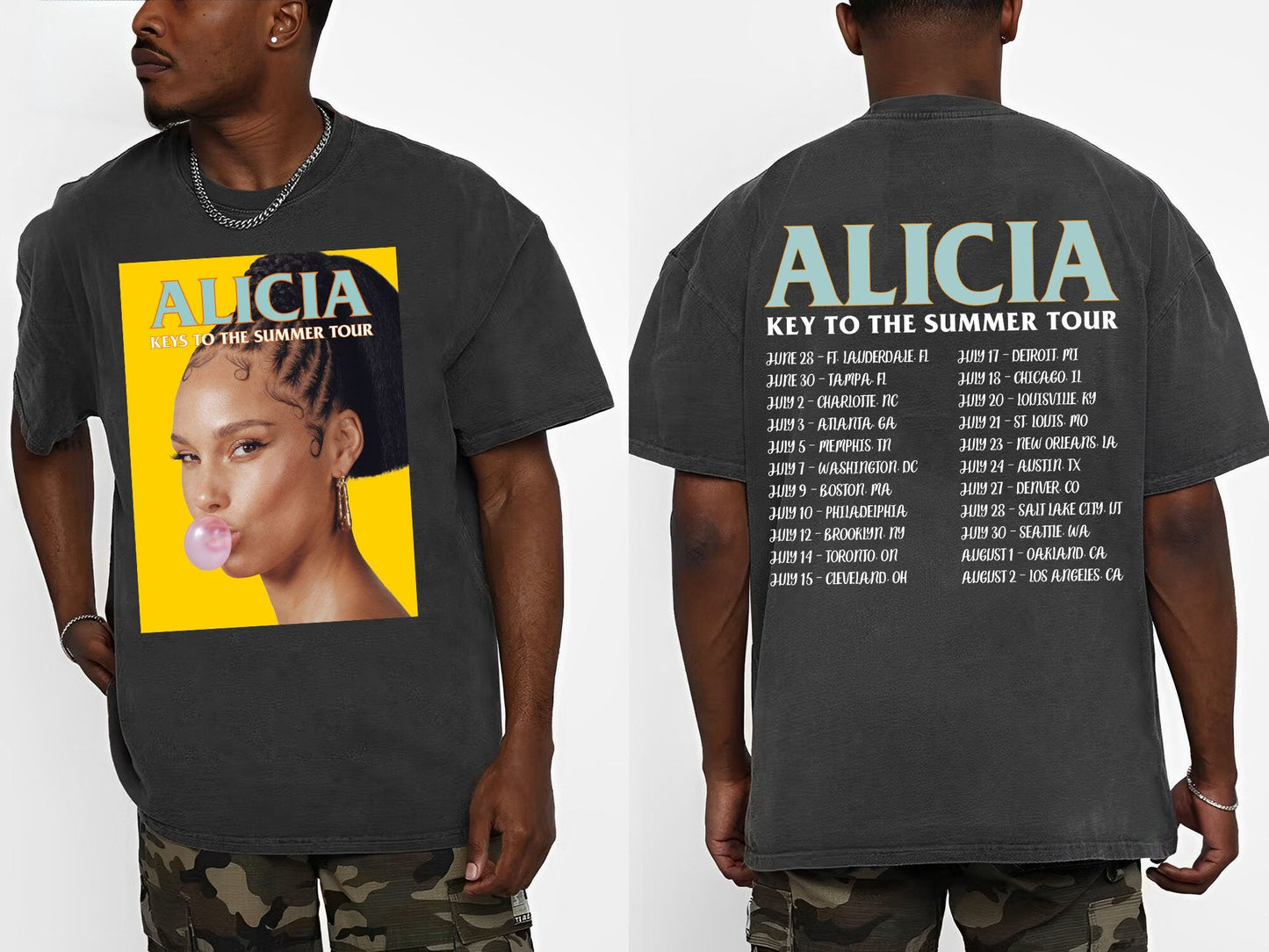 Alicia Keys To The Summer Tour 2023 Shirt