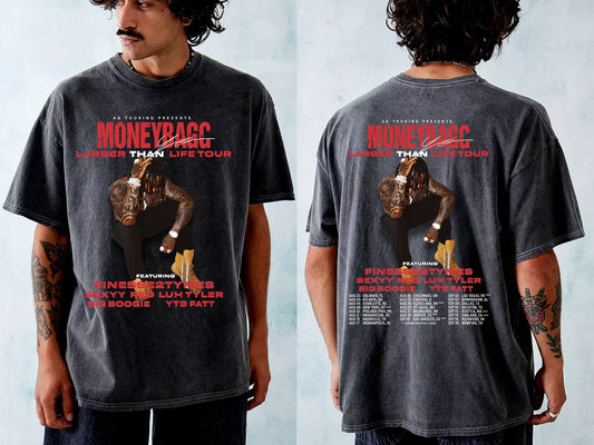 Moneybagg Yo Larger Than Life Tour 2023 Shirt, Moneybagg Yo Fan Shirt