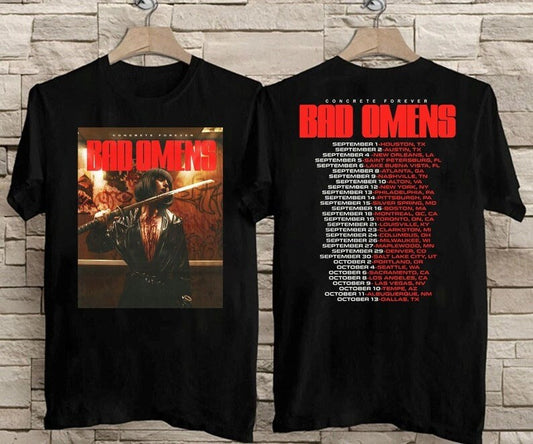 BAD OMENS Concrete Forever US Tour 2023 T-Shirt