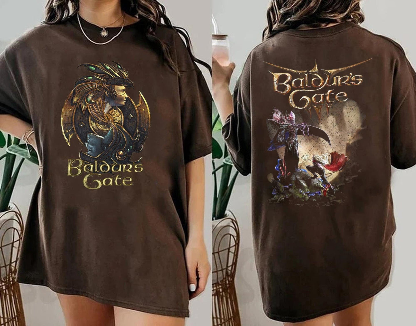 Baldur S Gate 3 Shirt, Baldur S Gate 2 T-Shirt, Shirts For Men, Video Game Shirt