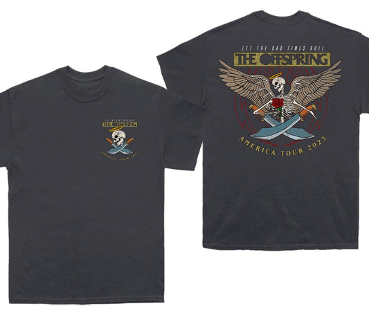 The Offspring Let The Bad Times Roll 2023 American Tour T-Shirt