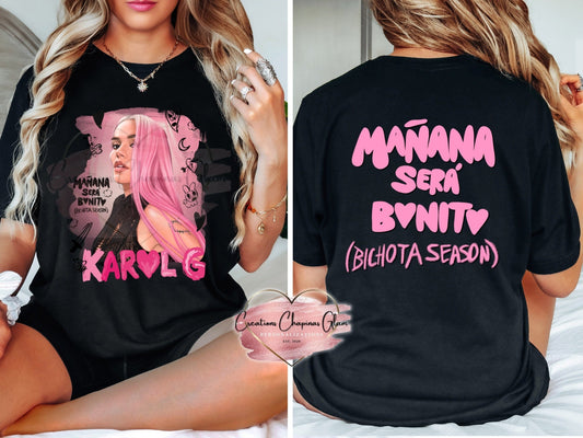 bichota season | colombia | S91 | merch | DTF | crewneck | t-shirt | manana sera bonito | front and back | GATITA GANGSTER