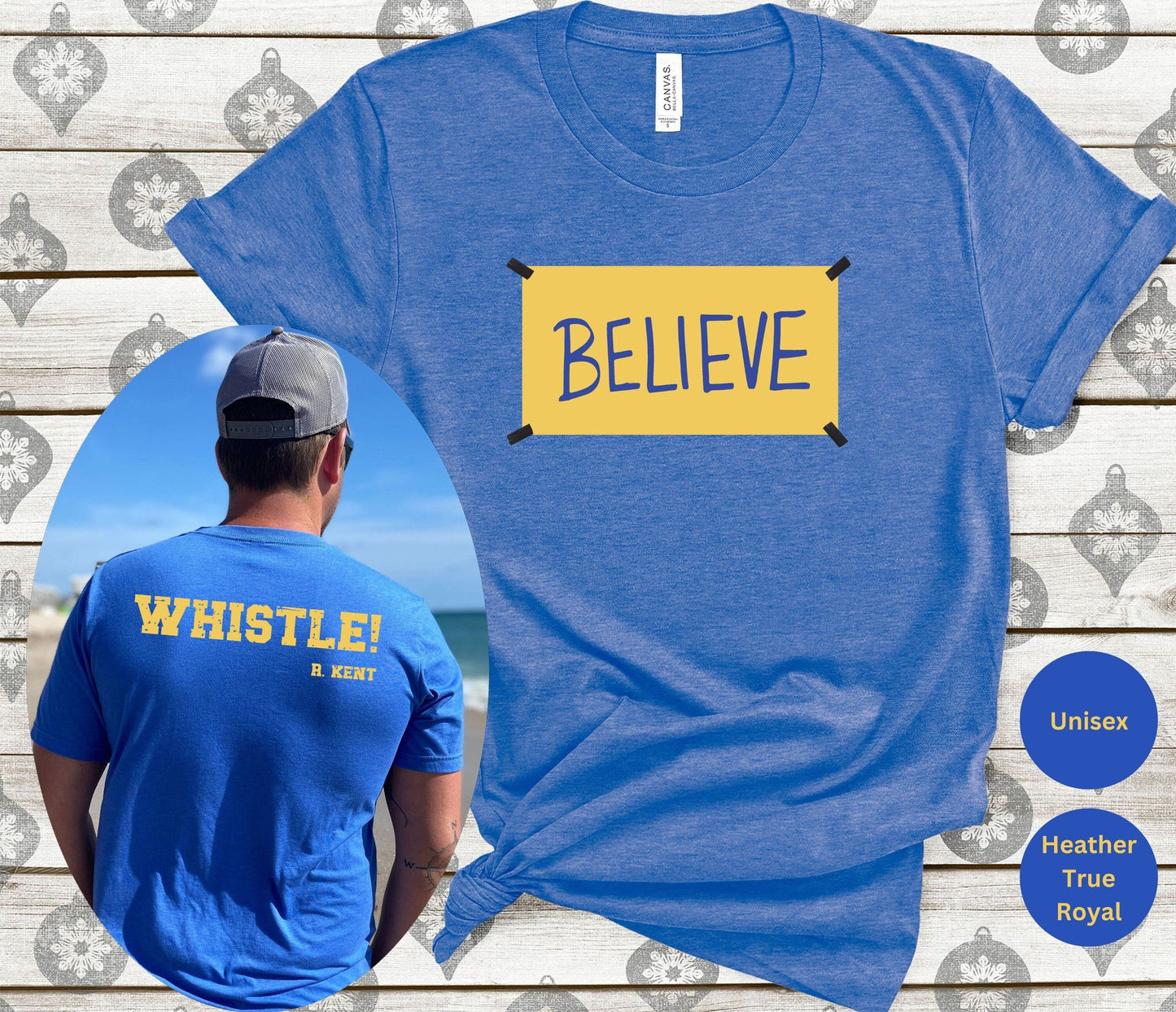 Believe Whistle Shirt - Motivational Sport T-shirt