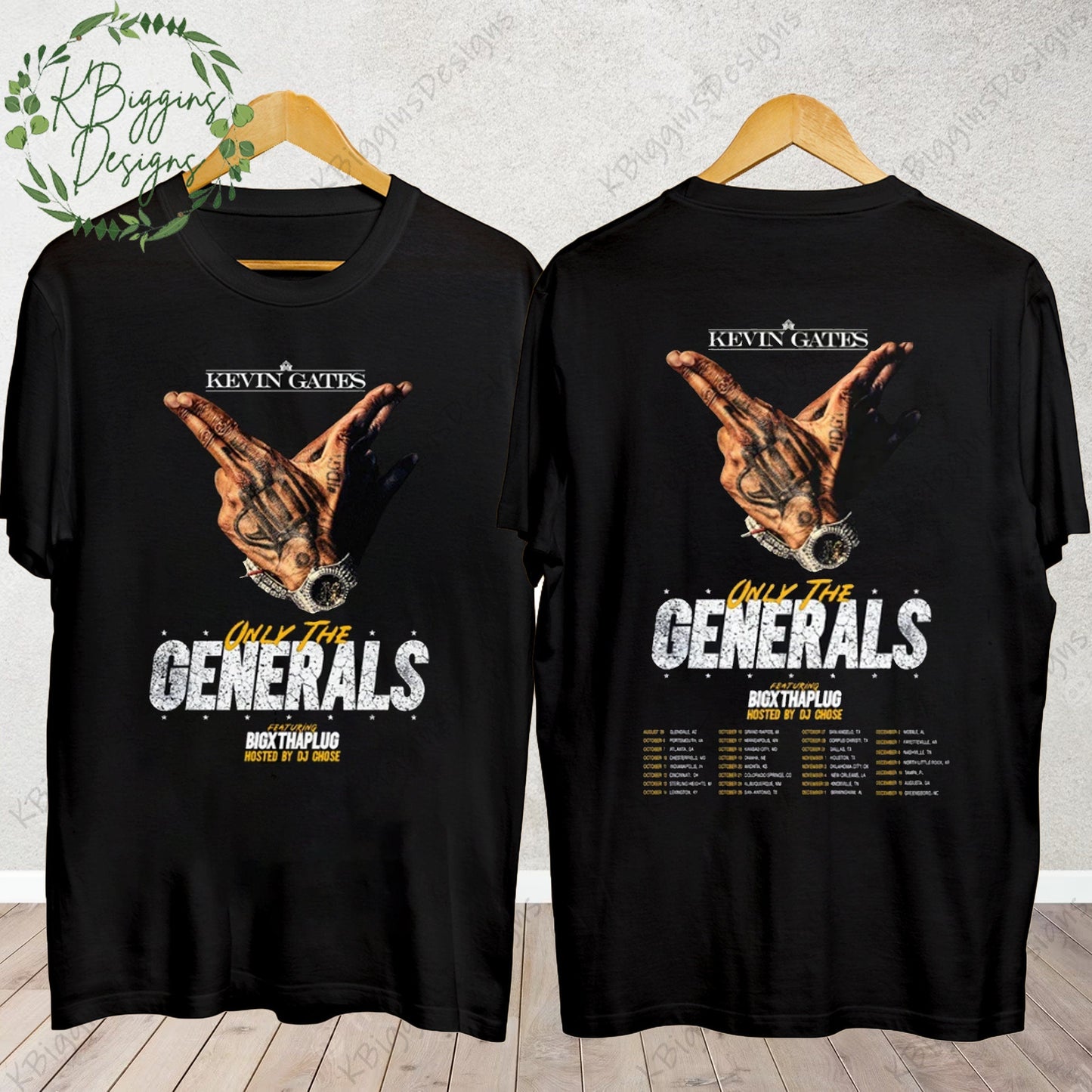 KG Only The Generals Tour 2023 Shirt, KG Fan Shirt
