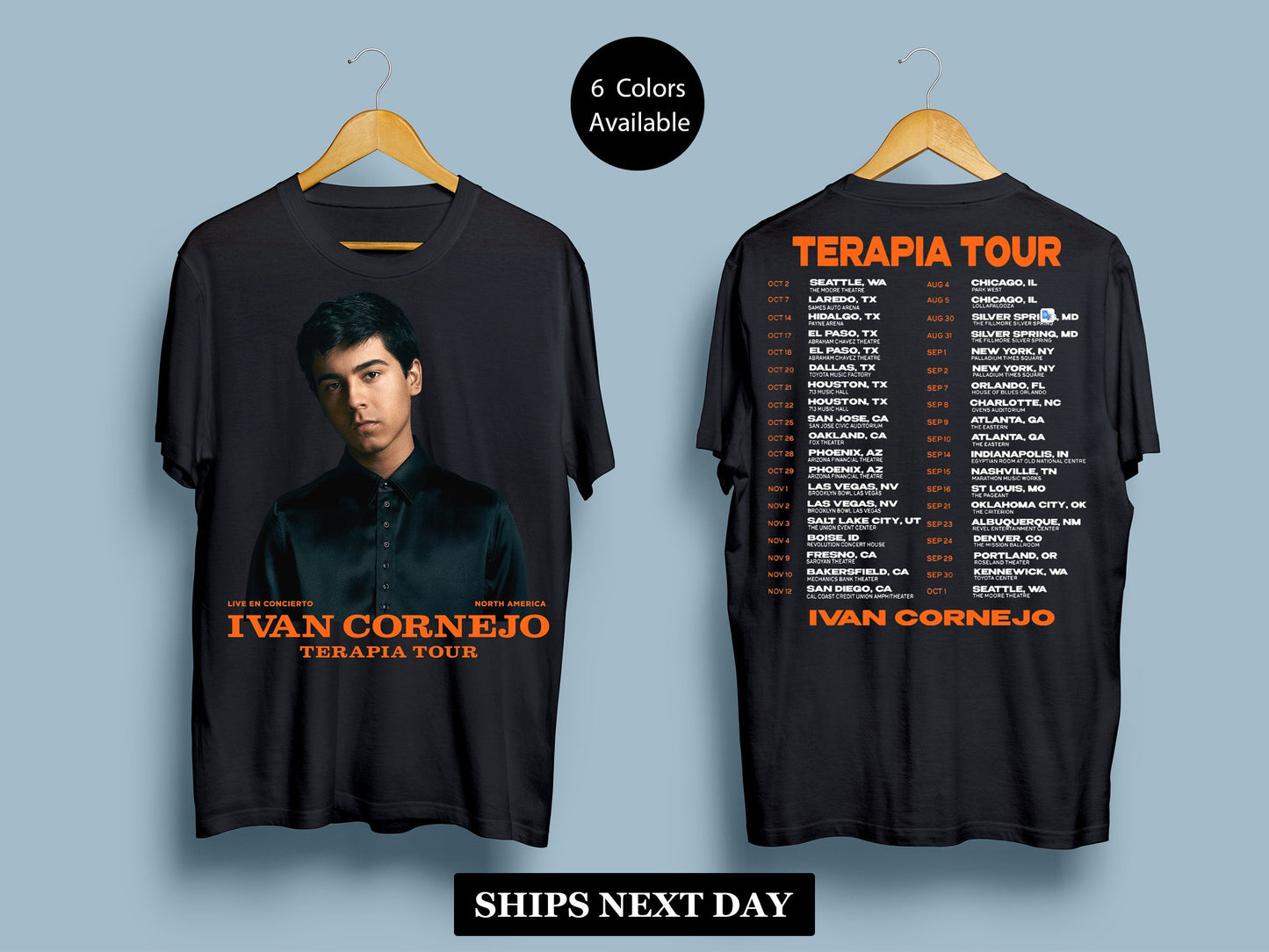 Ivan Cornejo Terapia 2023 Tour T-shirt