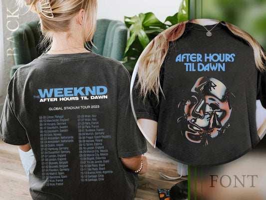 Weeknds After Hours Til Dawn Tour 2023 T-Shirt