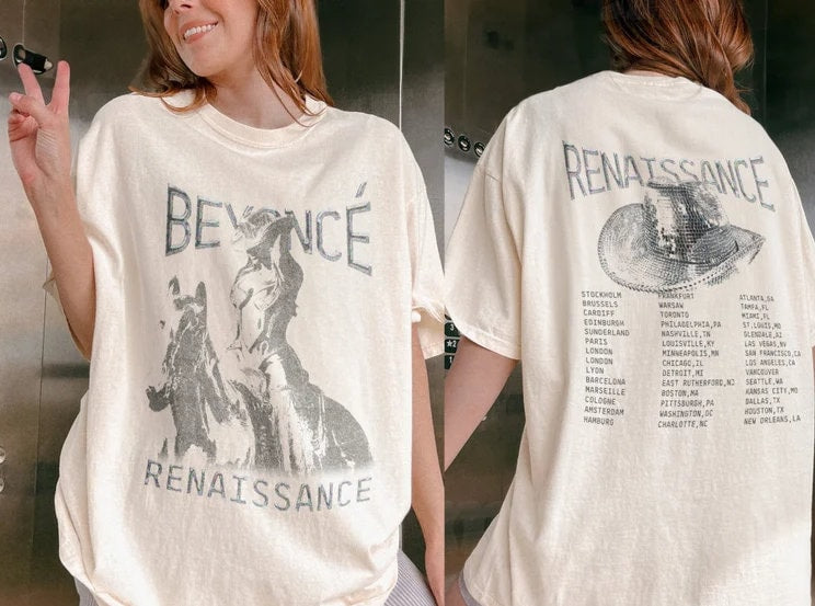 Vintage Beyonce Renaissance Tour Shirt, Renaissance World Tour Shirt