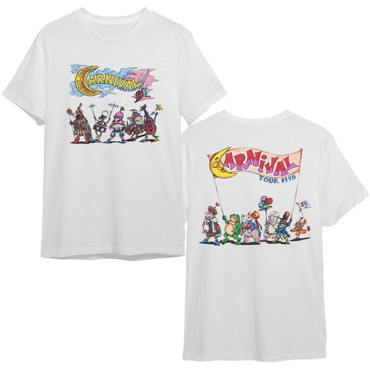 Jimmy Buffett 1998 Carnival Tour Tour T-Shirt, R.I.P Jimmy Buffett 1946-2023 Tee Shirt