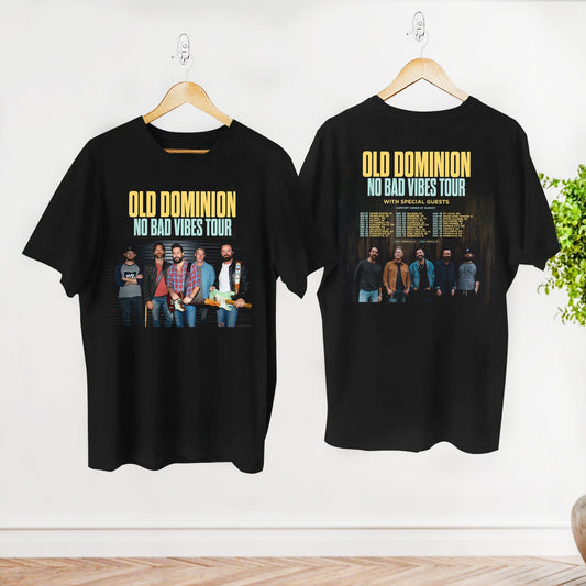 No Bad Vibes Tour 2023 Old Dominion Shirt, Old Dominion Concert