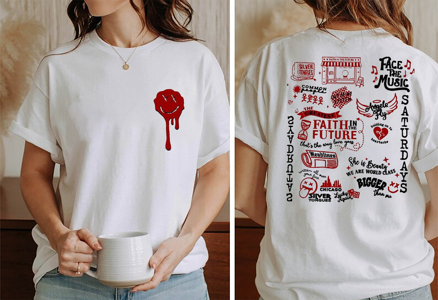 Face Faith In The Future Vintage T-Shirt,Face The Music tshirt ,Louis Faith In The Future