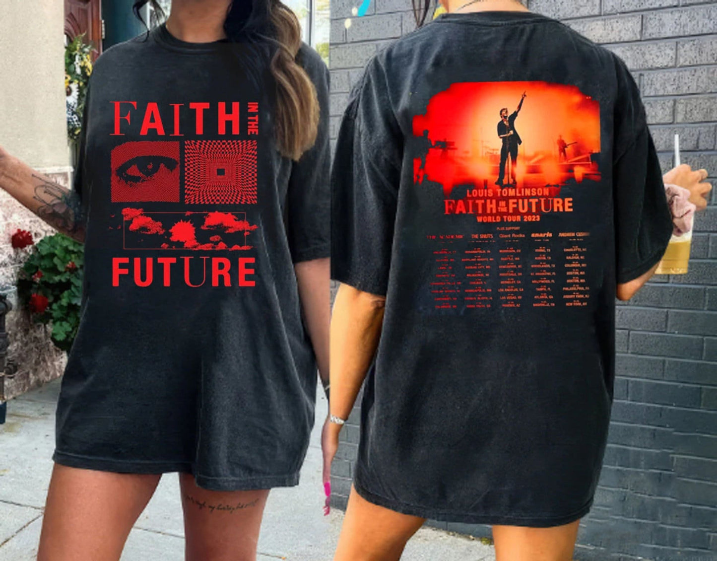Faith In The Future World Tour 2023 North America Louis Tomlinson Shirt