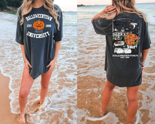 Vintage Halloweentown 1998 Shirt, 2 Side Halloweentown University Shirt