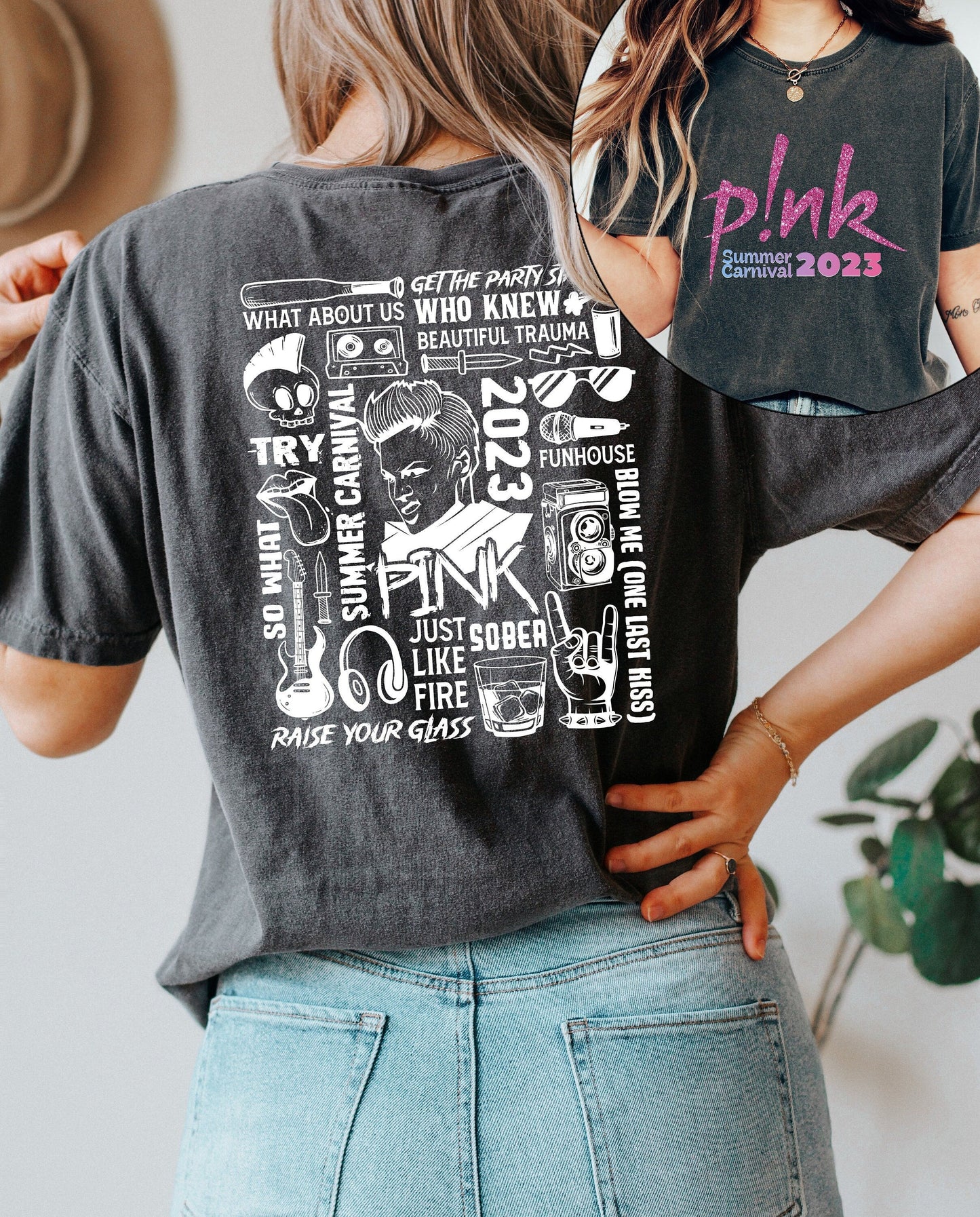 Pink Summer Carnival 2023 Shirt - Pink Shirt - Pink Summer Carnival Tour Shirt